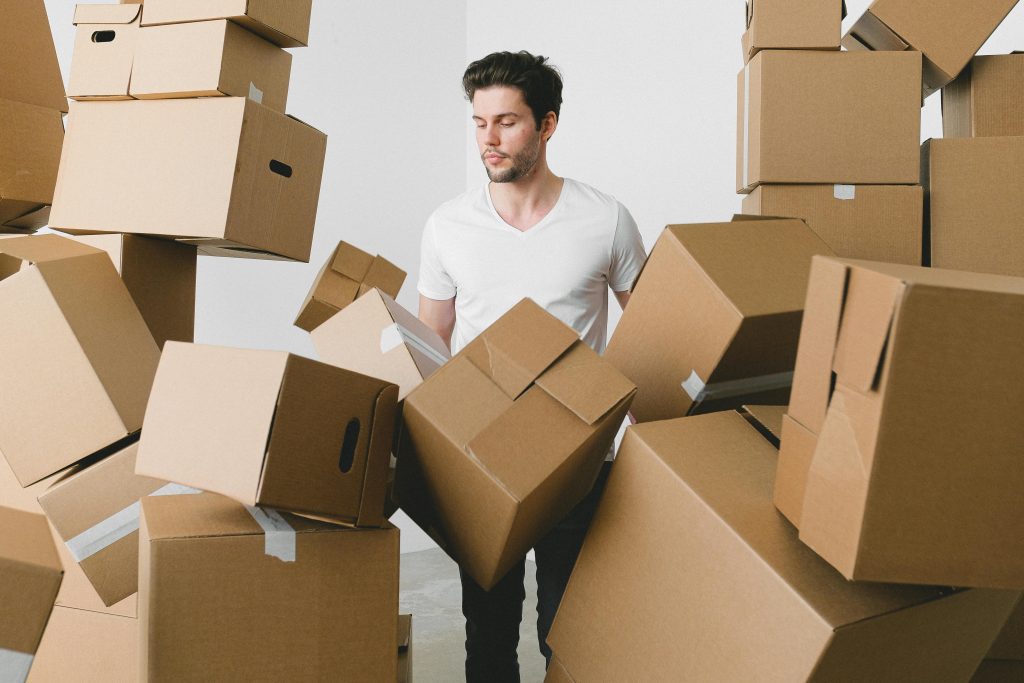 Cardboard boxes