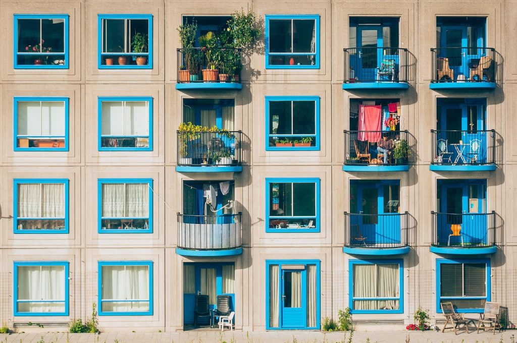 A balcony garden
